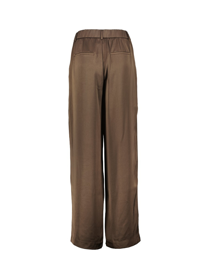 Bruine glanzende broek Emmet Neo Noir