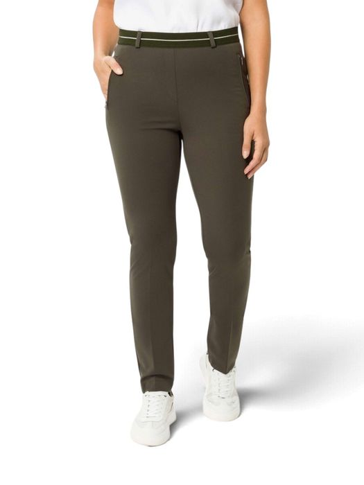 Groene broek slim fit Lillyth Raphaela By Brax