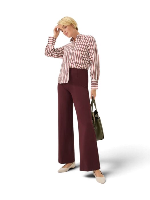 Bordeaux broek flared Lillyth Flared Raphaela By Brax