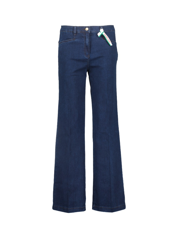 Donkerblauwe straight jeans Luca Raphaela