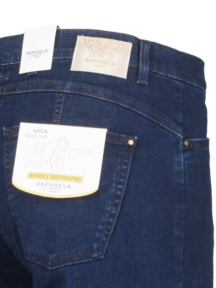 Donkerblauwe straight jeans Luca Raphaela