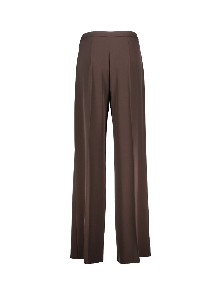 Bruine broek met wijde pijpen Rinascimento