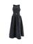 Blauwe jurk met glitter en stuctuur detail Rinascimento 
