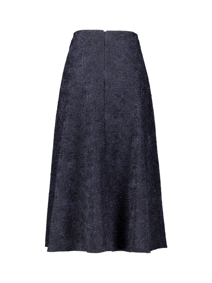 Blauwe halflange rok Rinascimento 