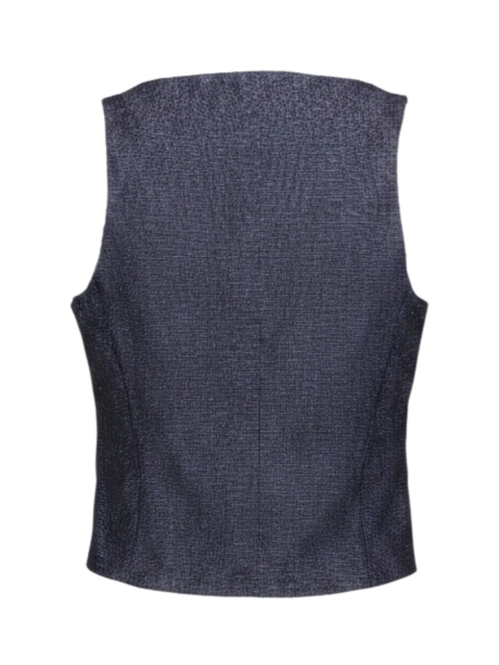 Donkerblauwe top met glitter Rinascimento 