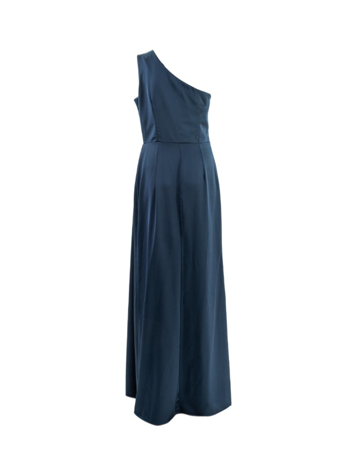 Donkerblauwe feestelijke off-shoulder jurk Rinascimento