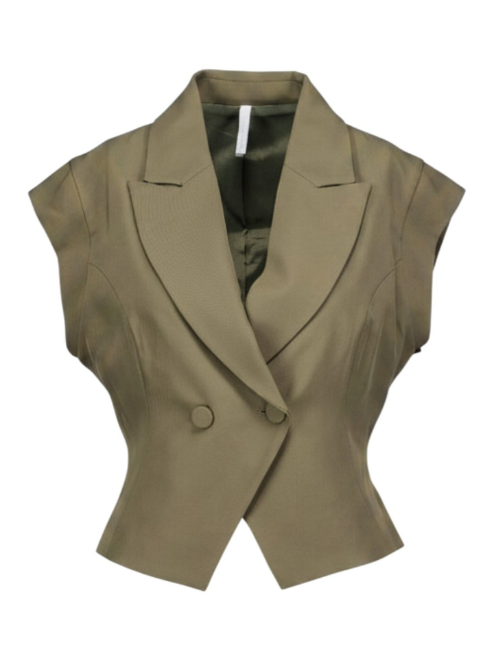 Kaki korte blazer Imperial 