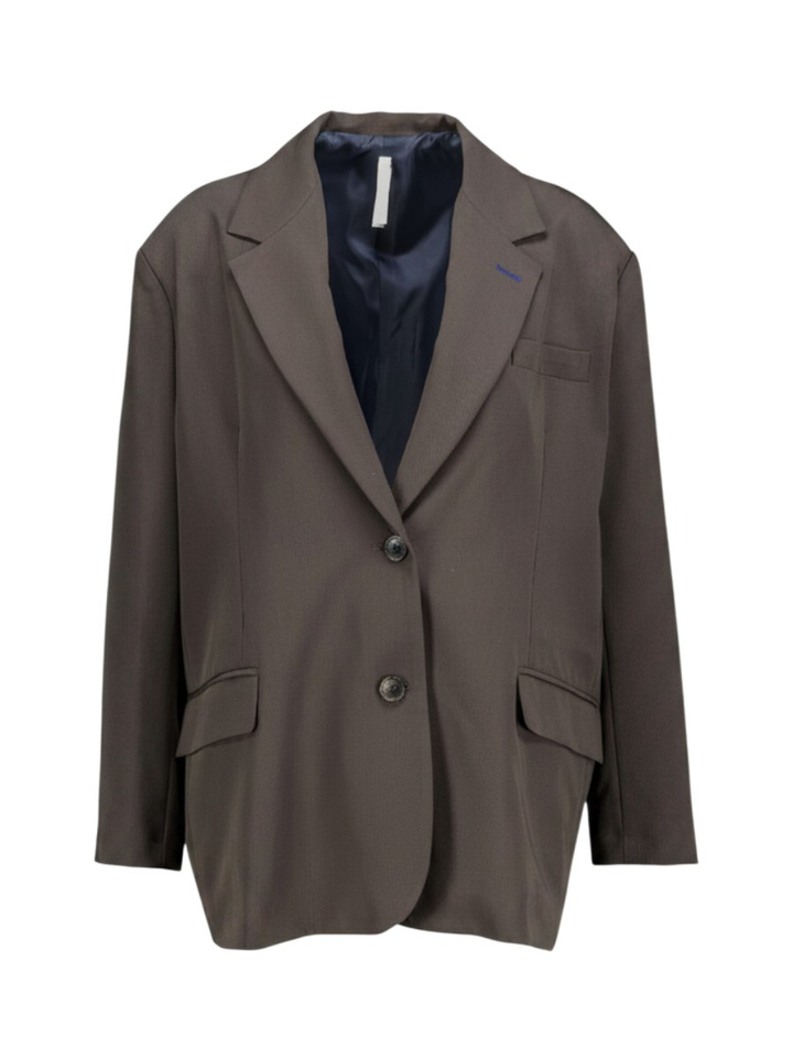 Dark coffee bruine blazer Imperial