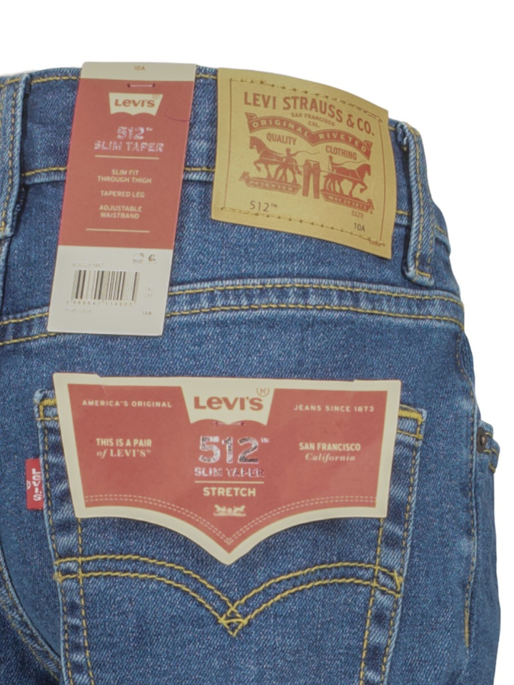 Blauwe slim tapered fit jeans Levi's