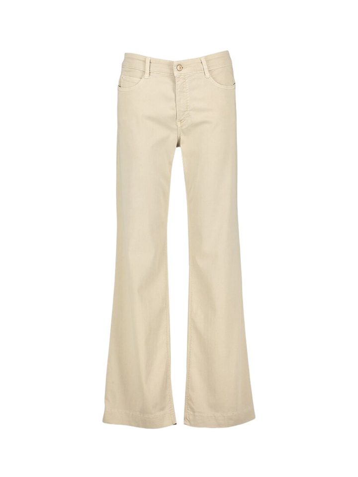Beige wide leg broek Dream Wide Mac