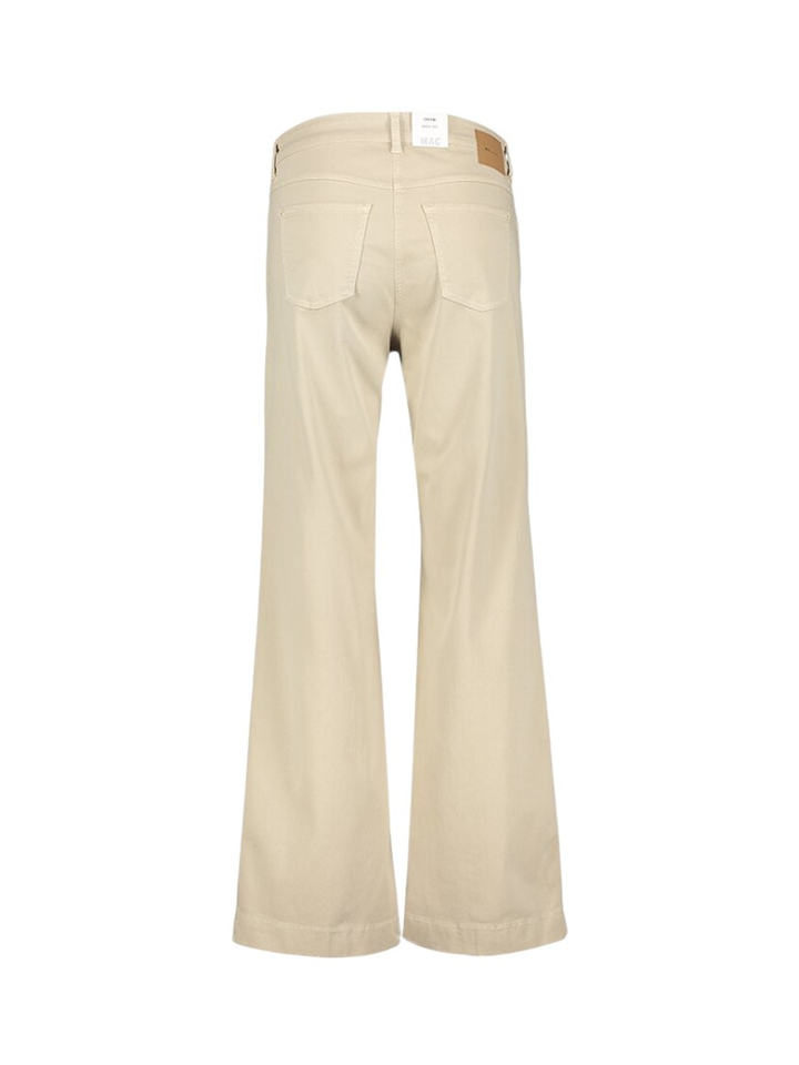 Beige wide leg broek Dream Wide Mac