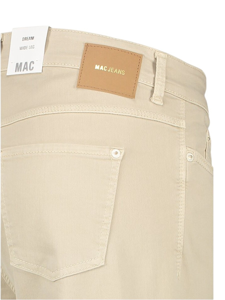 Beige wide leg broek Dream Wide Mac