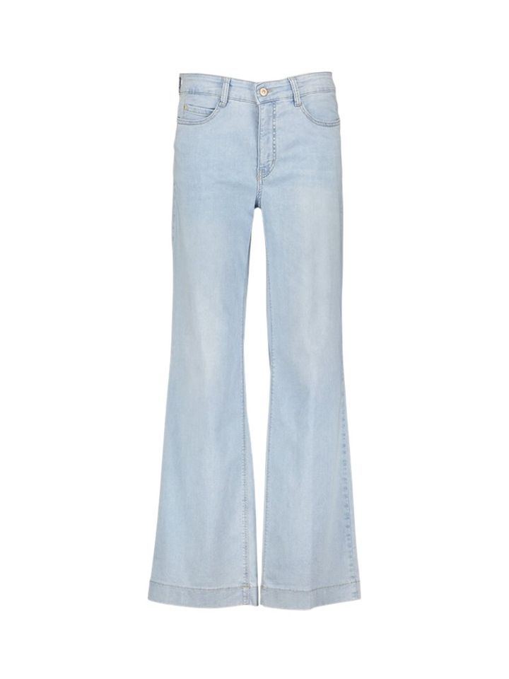 Beige wide leg broek Dream Wide Mac