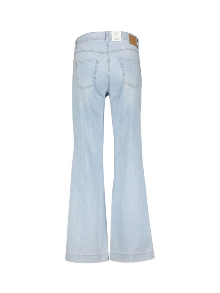 Beige wide leg broek Dream Wide Mac