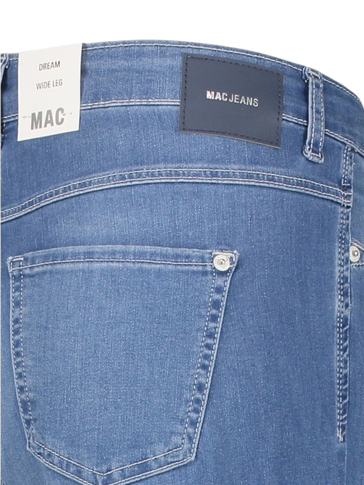 Blauwe wide leg jeans Dream Wide Mac