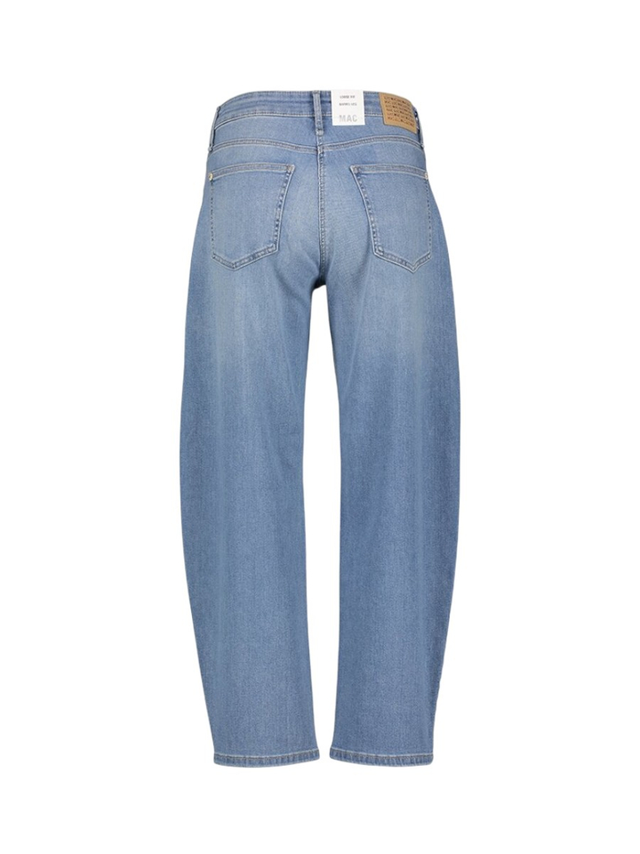 Blauwe barrel jeans Mac 