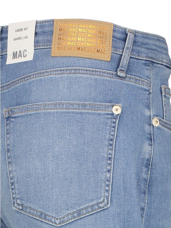 Blauwe barrel jeans Mac 