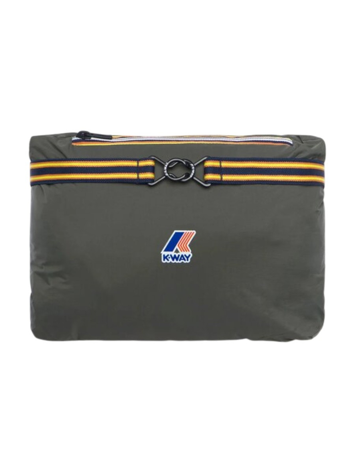Kaki waterdichte regenjas Claude Warm K-way