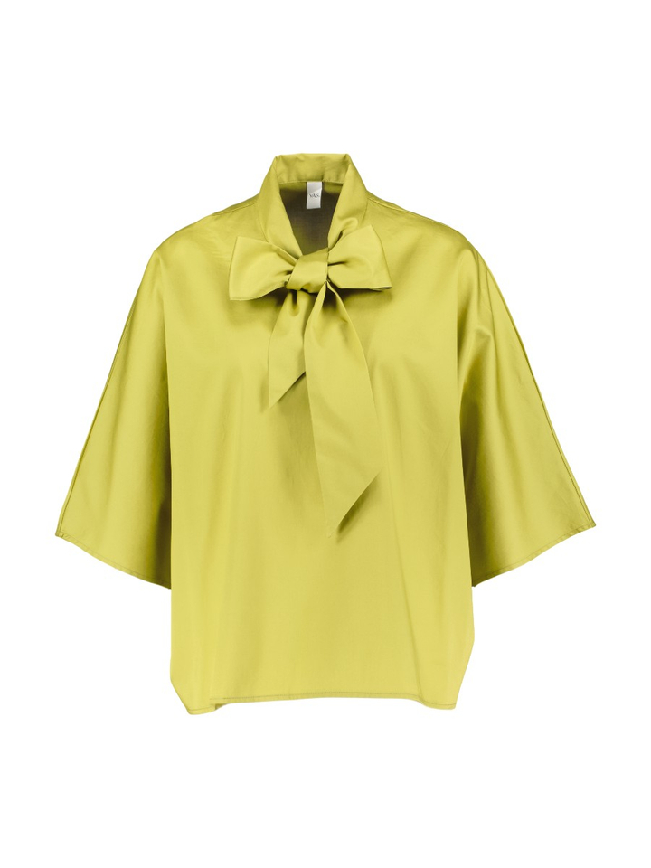 Groene oversized bloes met strik Yaskaren Y.A.S