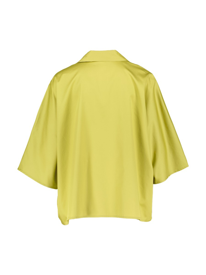 Groene oversized bloes met strik Yaskaren Y.A.S