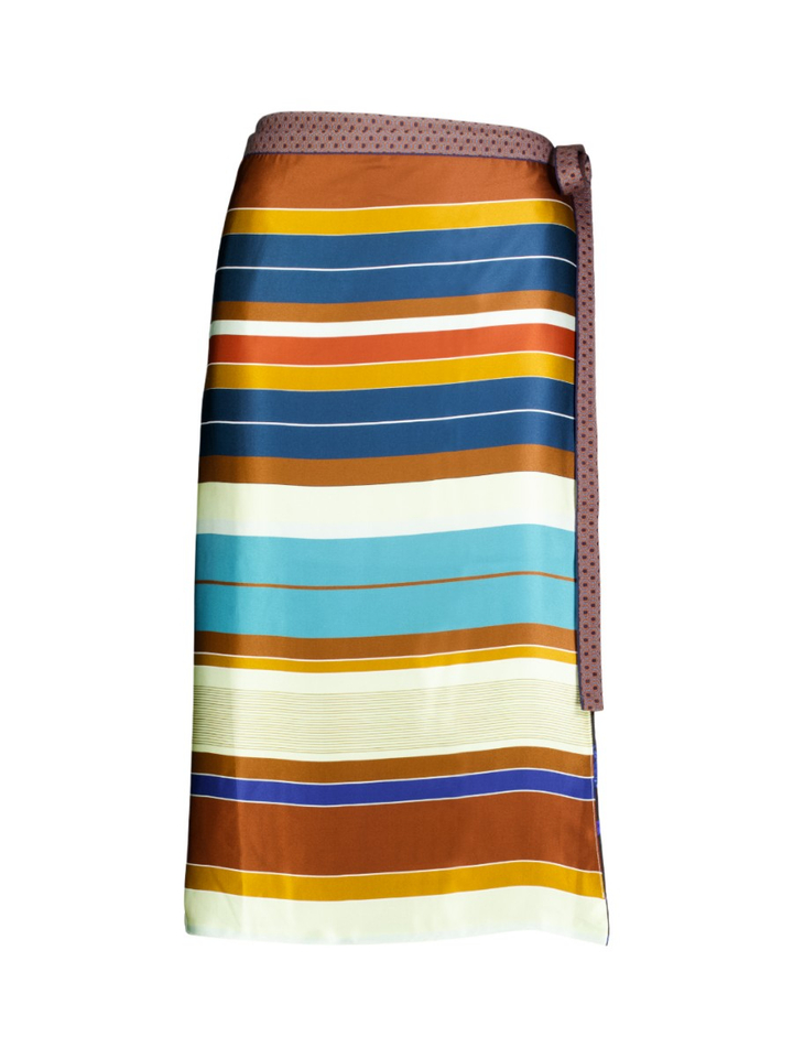 Multicolor zijden rok Miro Duo AVDW