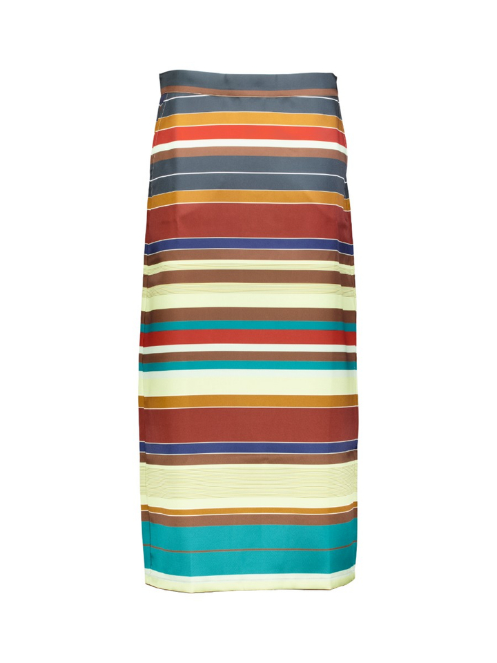 Multicolor gestreepte rok Miro Tafta AVDW