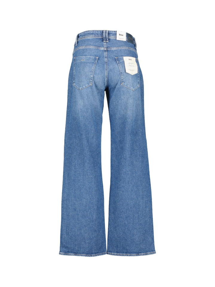 Blauwe wide leg jeans Brax