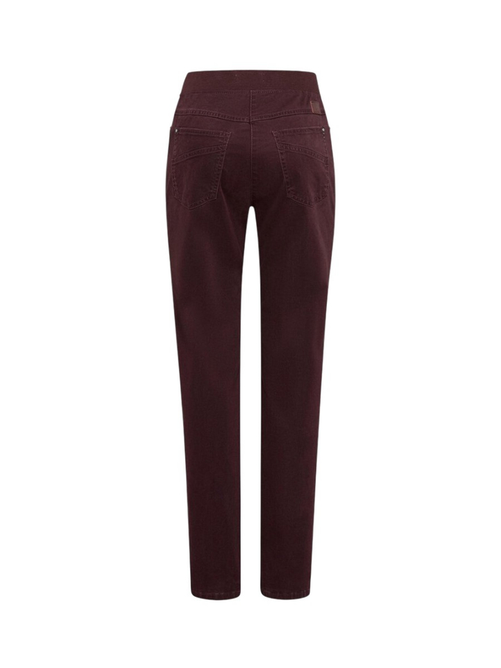 Bordeaux broek met elastiek Pamina Raphaela