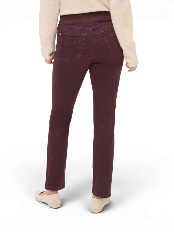 Bordeaux broek met elastiek Pamina Raphaela
