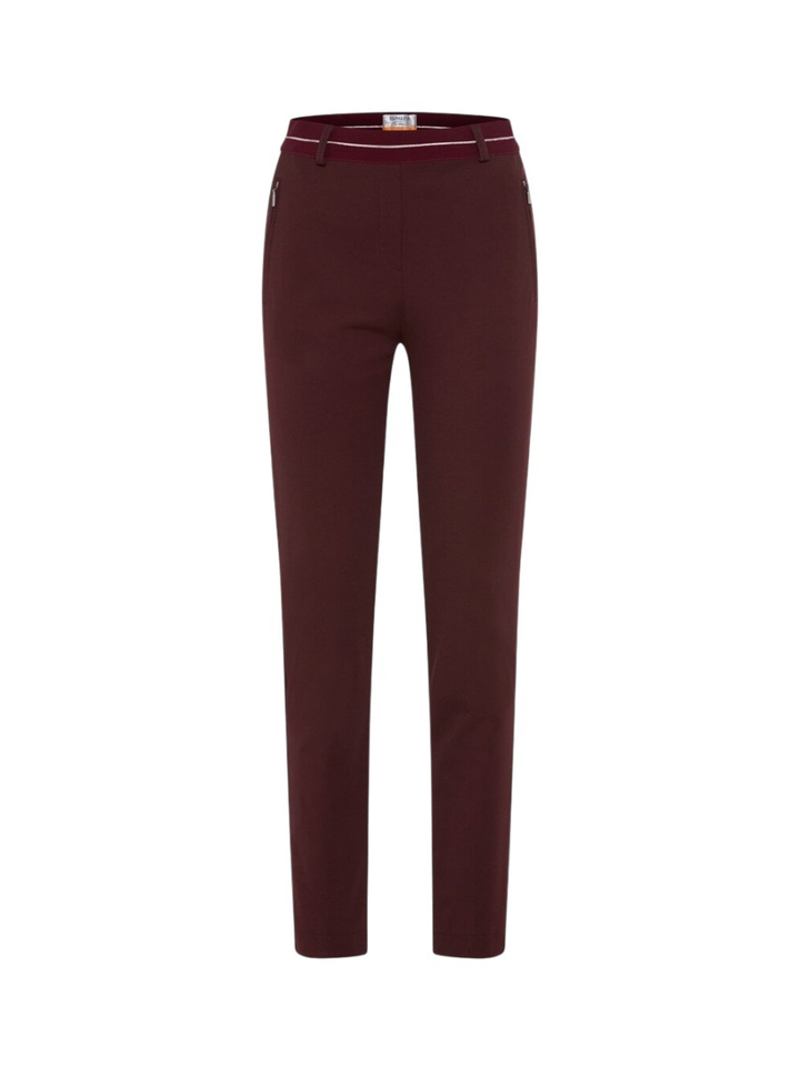 Bordeaux broek Lillyth Raphaela