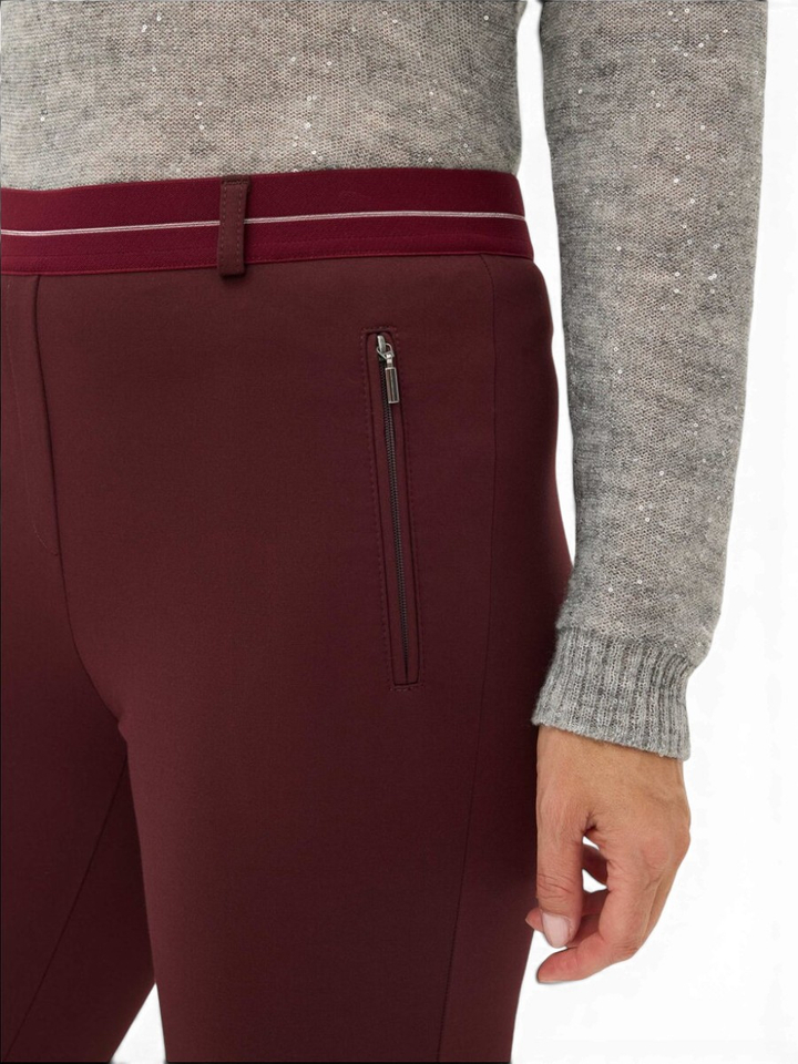 Bordeaux broek Lillyth Raphaela