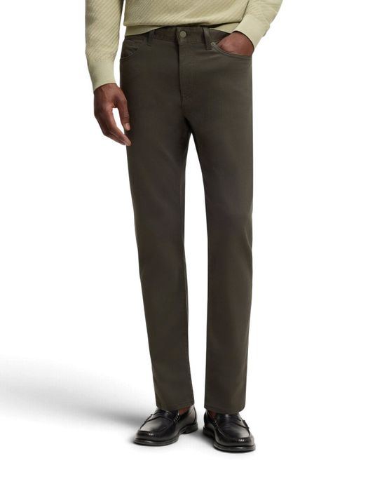 Open green katoenen broek Hugo Boss