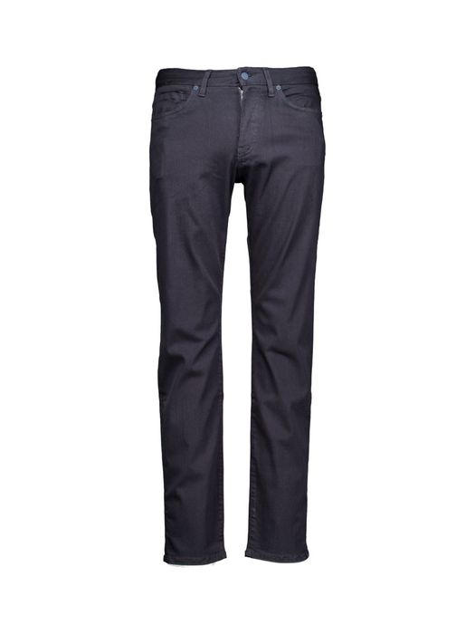 Donkerblauwe slim fit broek Hugo Boss