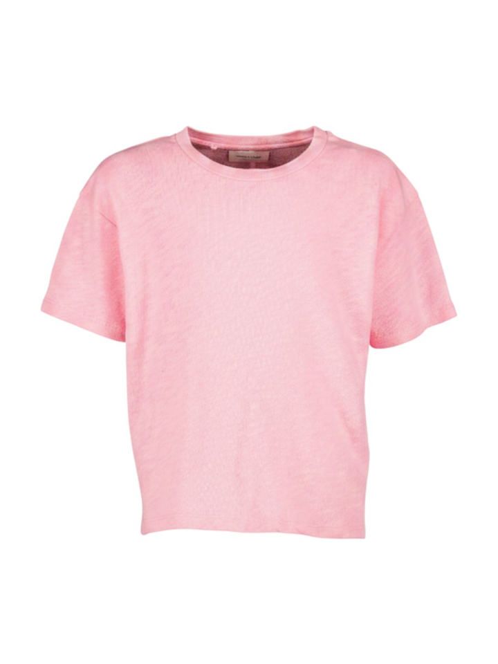 Roze t-shirt met korte mouwen American Vintage