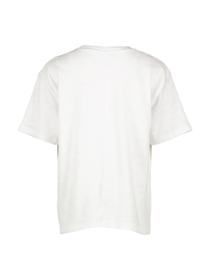 Witte katoenen t-shirt Son American Vintage