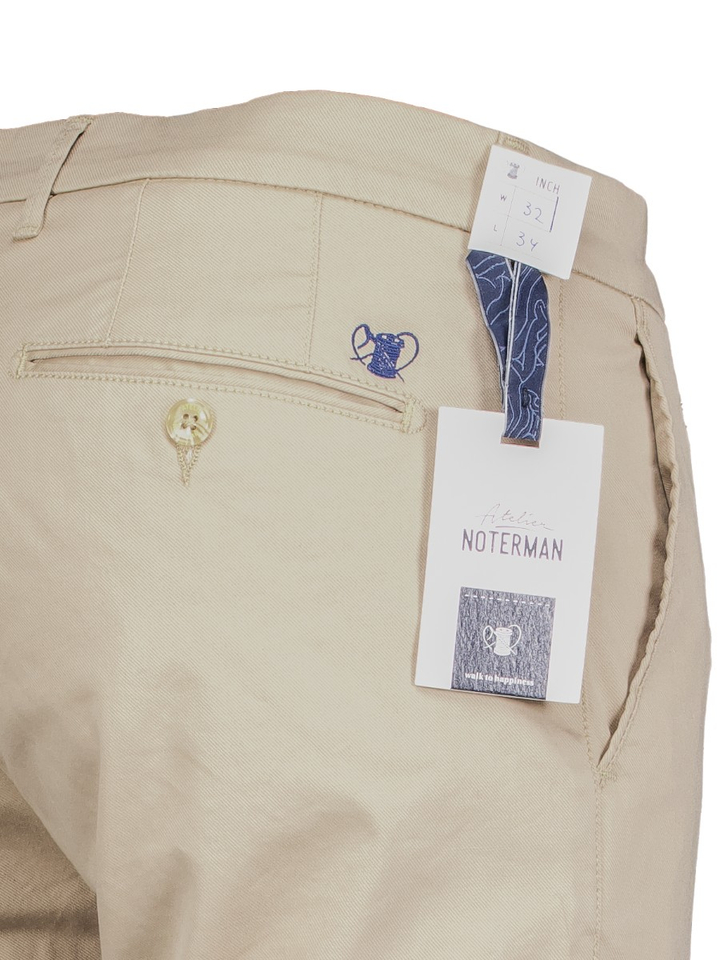 Beige katoenen broek Atelier Noterman