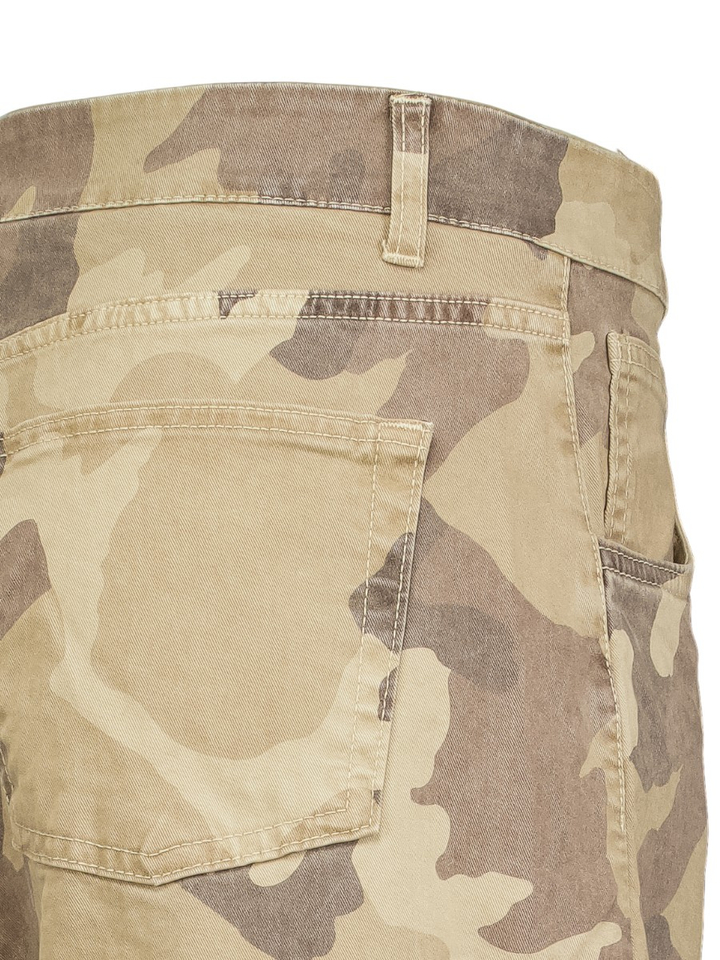 Army print barrel broek Pants Army Black Rose