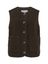 Bruine bodywarmer in teddy Viada Vila