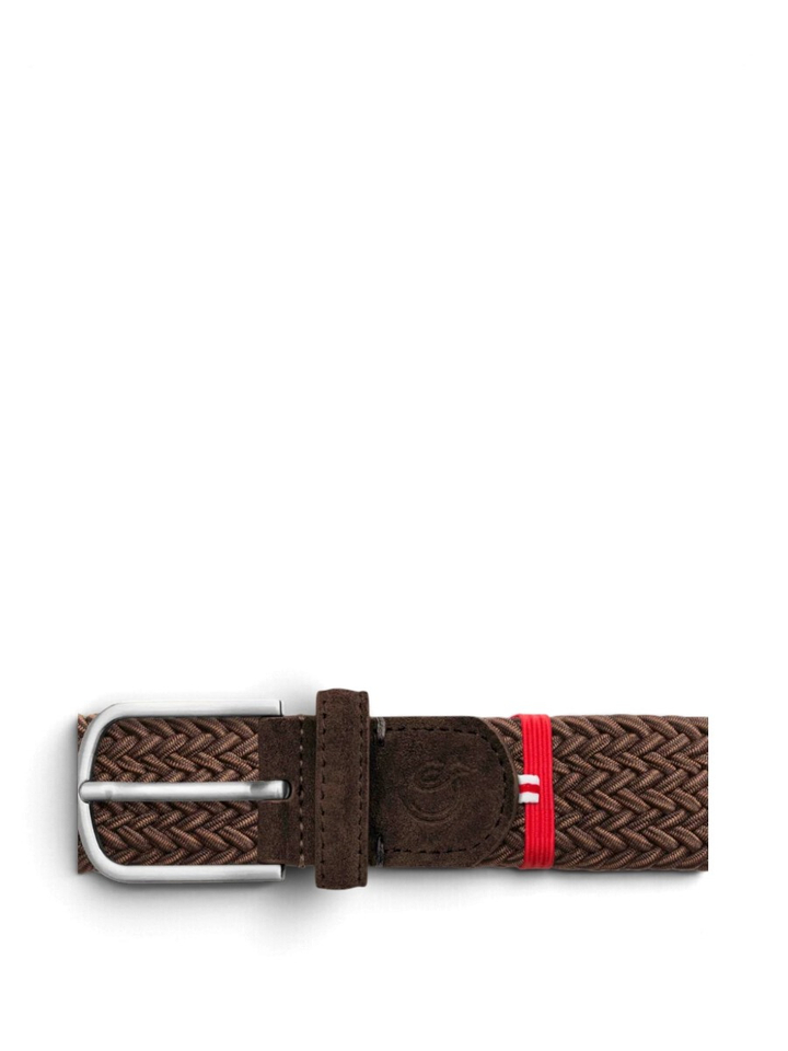 Bruine geweven riem Bond Street La Boucle 
