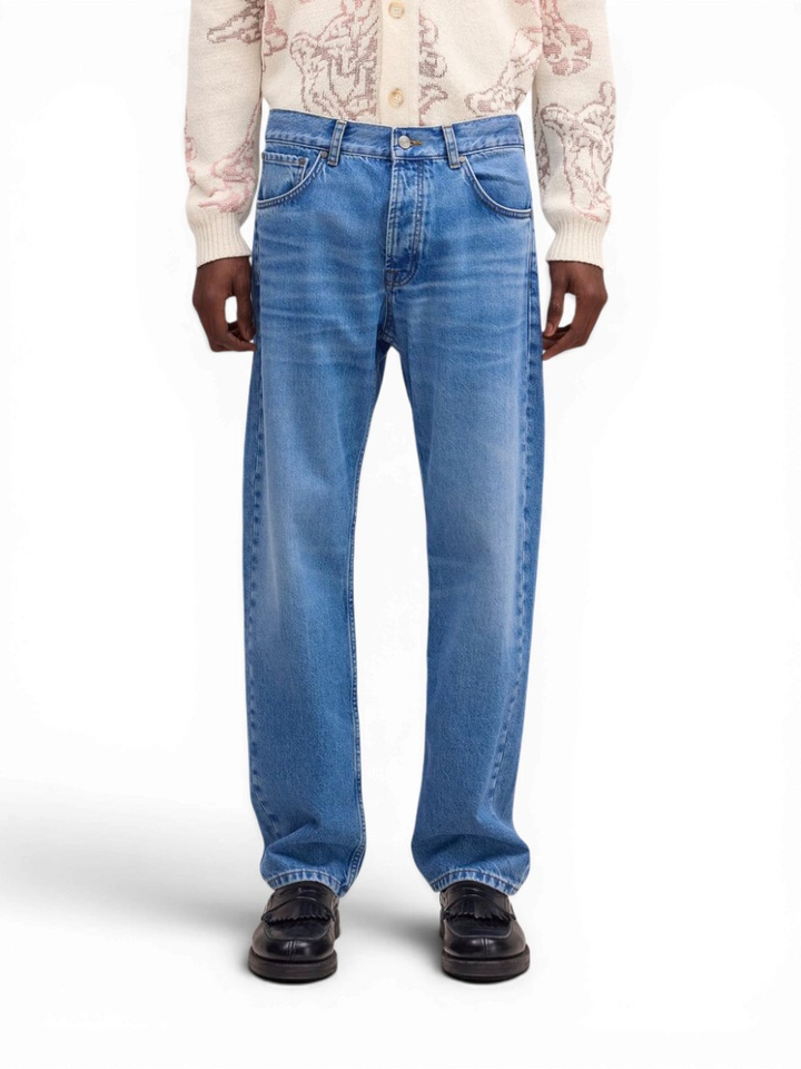 Lichtblauwe straight leg regular fit jeans Sonny NN.07