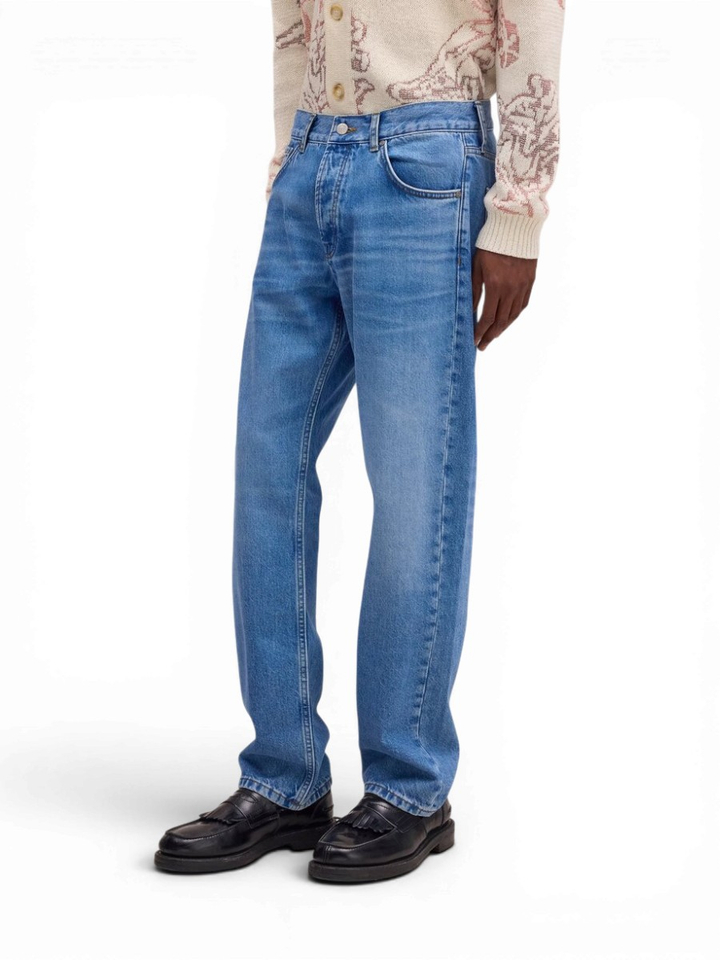 Lichtblauwe straight leg regular fit jeans Sonny NN.07