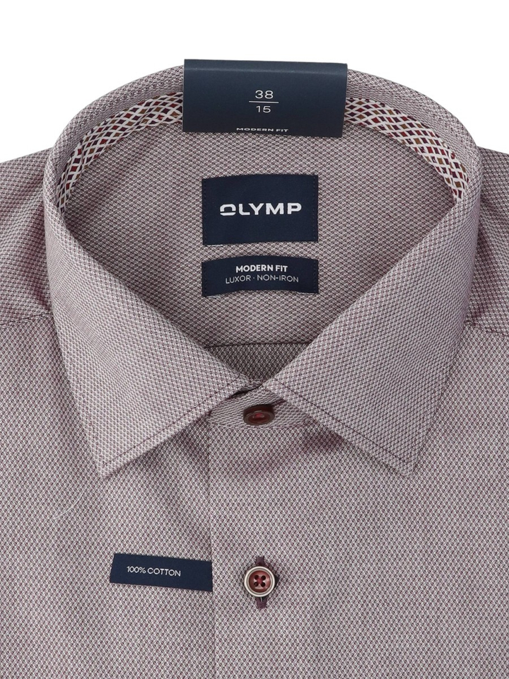 Bordeaux hemd modern fit Olymp