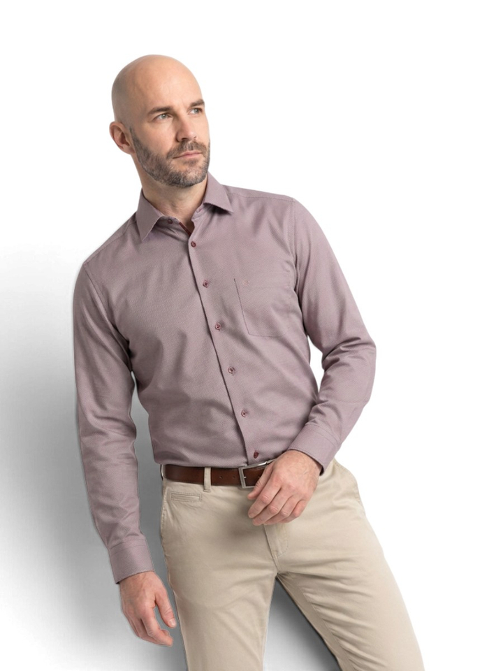 Bordeaux hemd modern fit Olymp