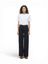 Donkerblauwe high-waist wide fit jeans Vila 