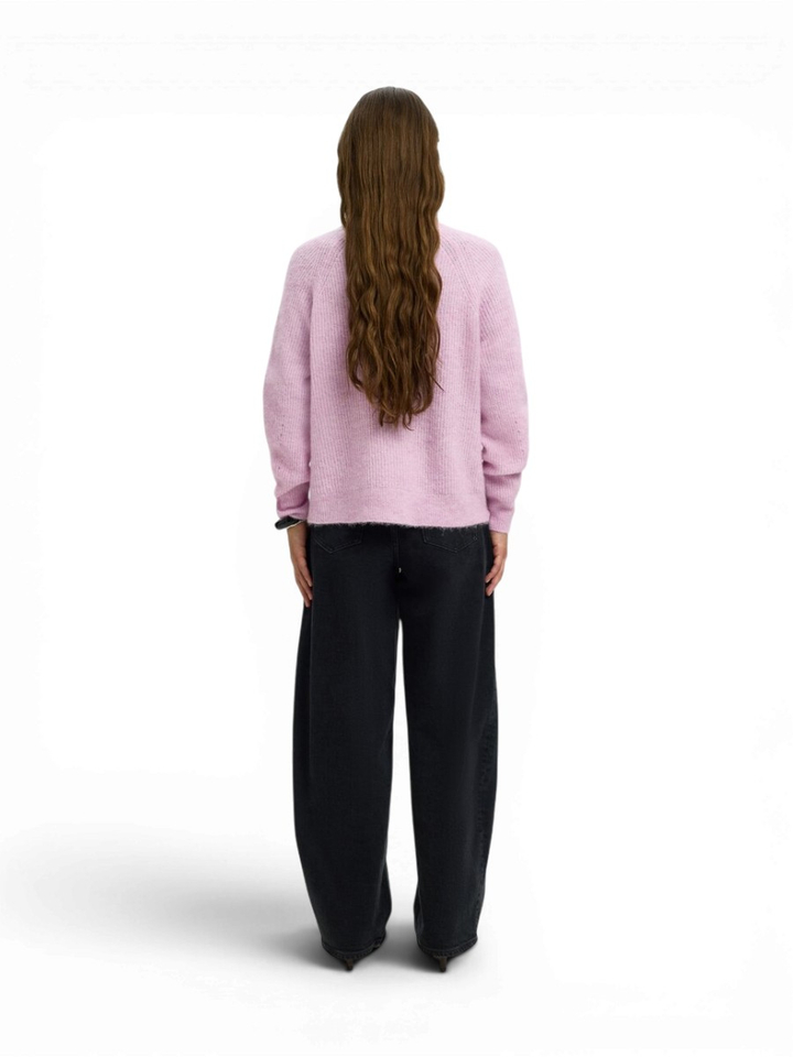Lila cardigan met knopen Selected 