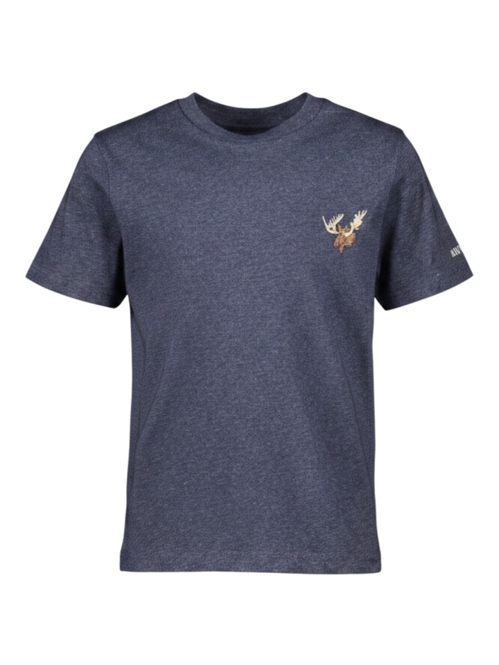 Blauwe t-shirt met print Antwrp