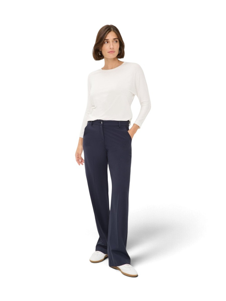 Blauwe losse broek Maine Brax