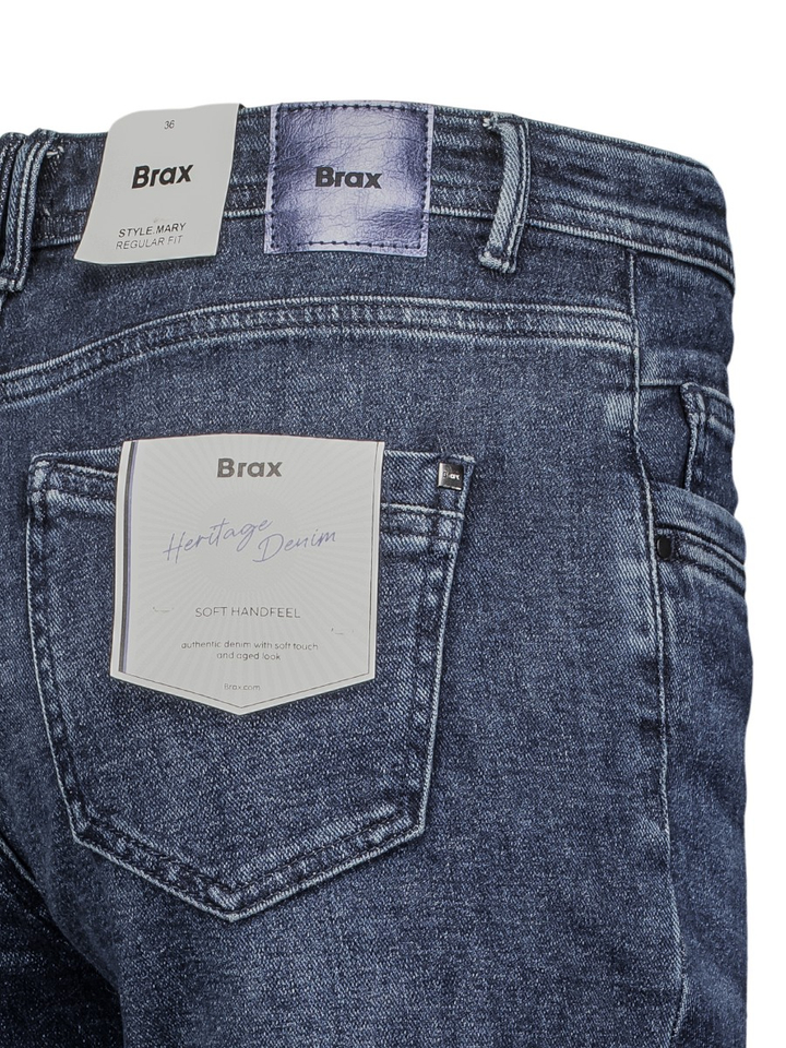 Donkerblauwe jeansbroek Mary Brax 