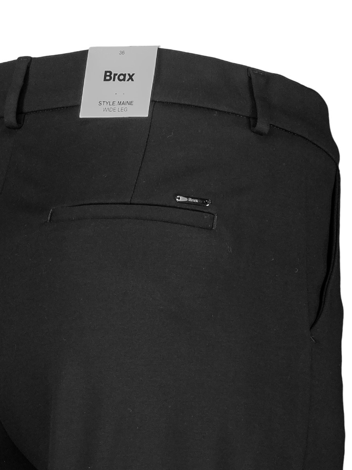 Zwarte broek met rechte pijpen Brax