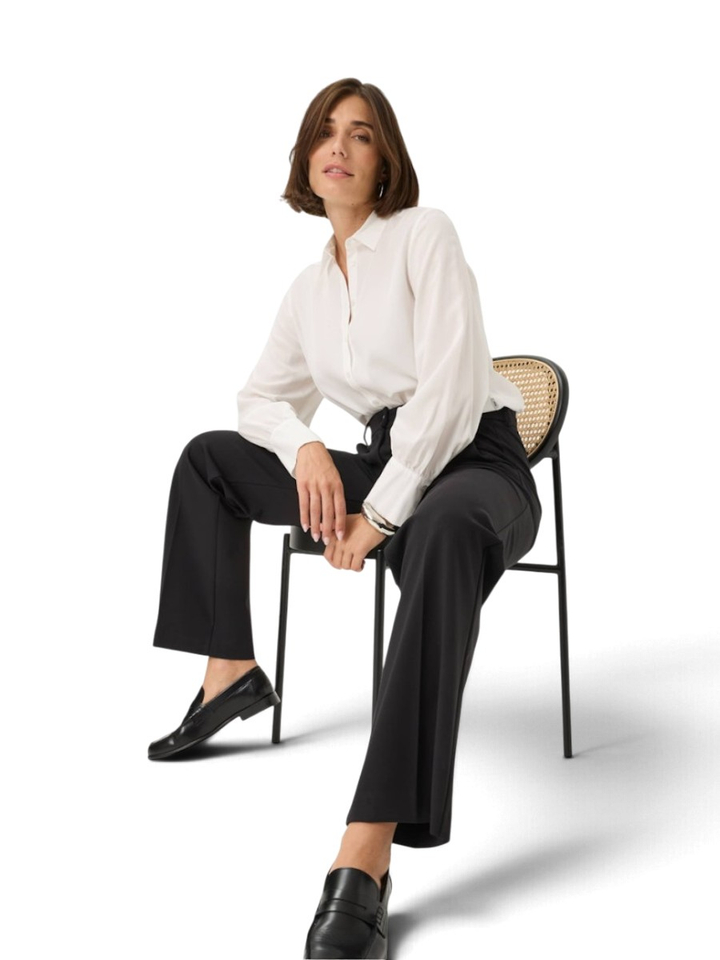 Zwarte broek met rechte pijpen Brax